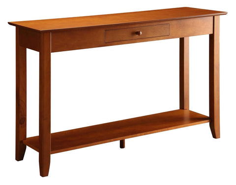Convenience Concepts American Heritage Console Table with Drawer, Cherry