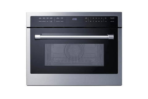 Summit 24” Wide 115V Speed Electric Oven, Built-In, Pre-Installed Cord NEMA 5-20 Plug, CMV115