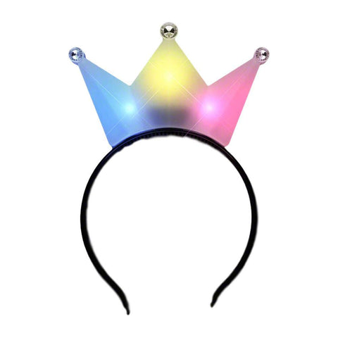 blinkee 3 Jeweled Multicolor Princess Crown Headbands