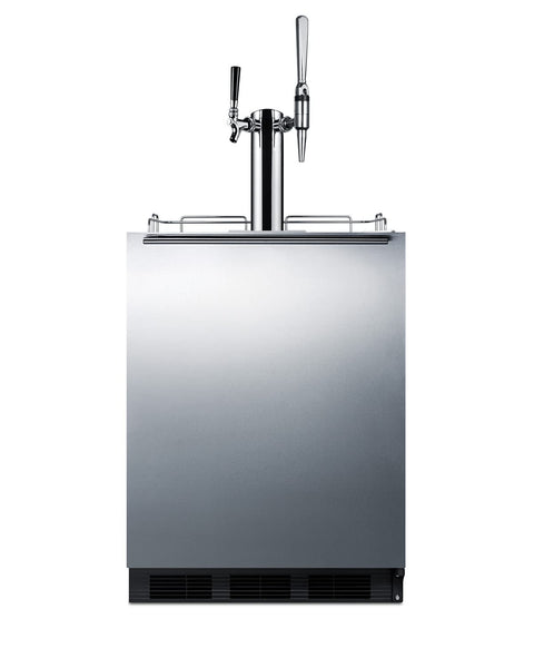 ADA compliant built-in commercial combination cold brew/nitro coffee kegerator