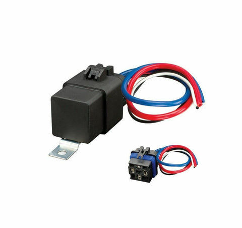 Viair 40 Amp Sealed 4-prong relay with pre-wired female socket, 24v, IP66