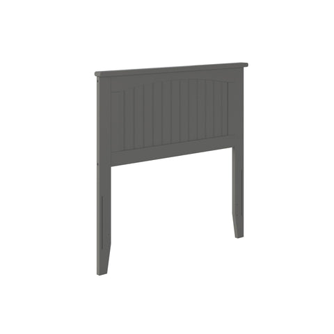 AFI, Nantucket Twin Solid Wood Panel Headboard, Grey