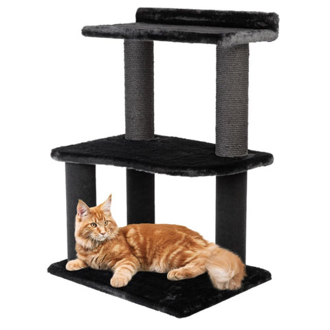 Noba 34 Inch Classic Comfort for Indoor Modern Premium Cats and Kittens Scratcher Larger Base for Better Stability, (Black, Charcoal)