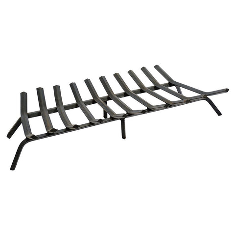 Minuteman International Tapered Iron Fireplace Grate, 36-in x 14-in