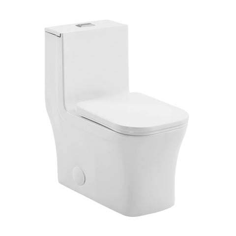 Concorde One-Piece Square Toilet, 14" Rough-In 1.1/1.6 gpf