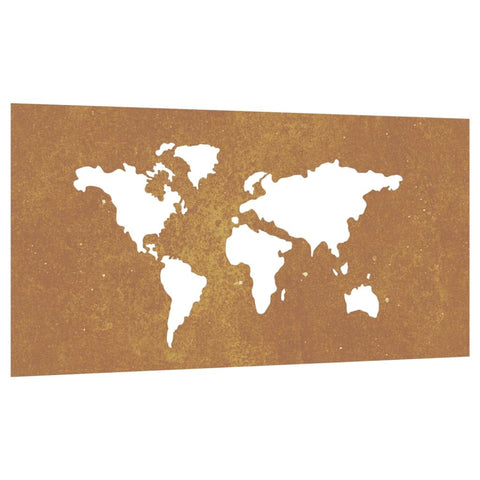 vidaXL Garden Wall Decoration Starts as normal metal color, Rusts over time
