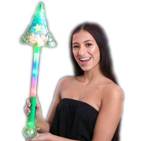 blinkee 23” Multicolored Christmas Tree Magic Light Up Star Wand