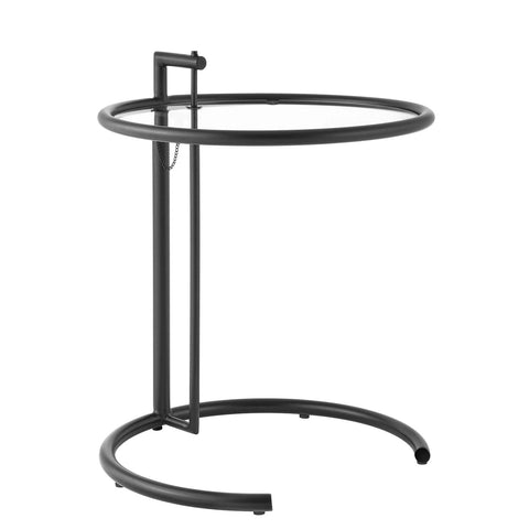 Modway EEI-125-BLK Eileen Gray Metal Side Table, Black