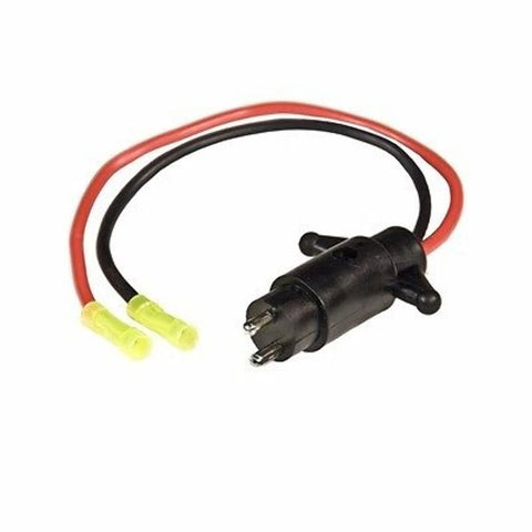 Sierra International WH10480-1 Male Motor Side Trolling Motor Plug with Butt Connectors - 12V, Each