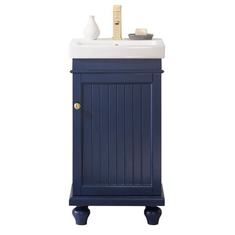 Legion Furniture 18-inch Blue Sink Vanity