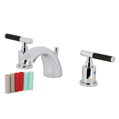 Kingston Brass KB8951CKL Kaiser Mini-Widespread Bathroom Faucet with Pop-Up Drain, Polished Chrome