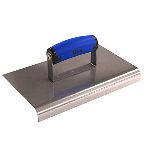 Bon 62-464 10-Inch by 6-Inch Stainless Steel Concrete Sidewalk Edger with 3/4-Inch Radius and 1-Inch Deep Comfort Grip Handle