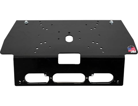 Buyers Products 8895551 Aluminum Fleet Series Drill-Free Light Bar Cab Mount for Ford® F-150 (2015+) Ford® F-250-550 (2017+), Made in USA, No-Drill Mounting Bracket, 30lb Capacity, Truck Accessories