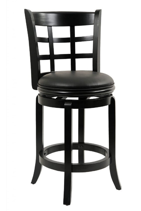 24 Kyoto Swivel Stool` Black