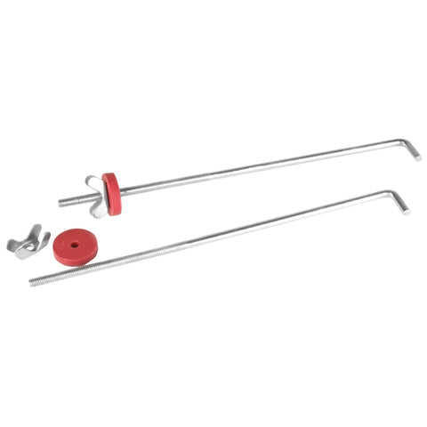 Performance Tool W1697C Heavy Gauge Steel L Style Battery Bolts, Corrosion-Resistant Plating, Ideal for Welding, Woodworking, Metalworking, and More