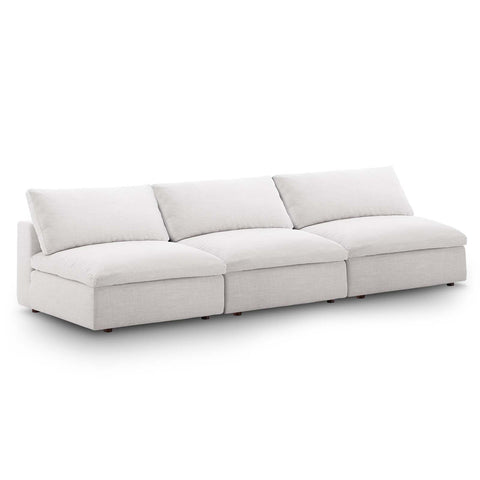 Commix Down Filled Overstuffed 3-Piece Armless Sectional Sofa by Modway