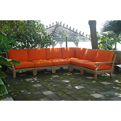 Anderson Teak Set-70 Luxe Deep Seating Armchair & Luxe Ottoman Set
