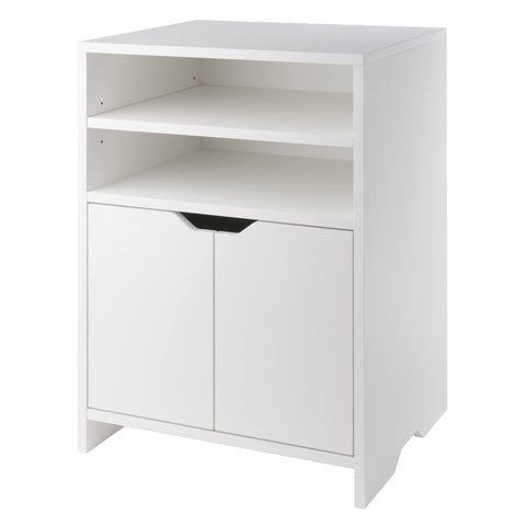 Winsome Nova Storage Cabinet, Stylish & Functional Home Storage Cabinet for Filing, Kitchen Organization, Moveable Furniture for Office, Dorms, Apartments