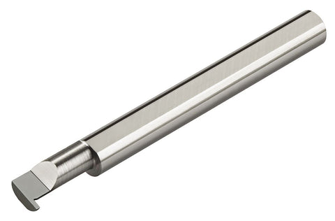 Micro 100 RR-055-20 Grooving Tool - Retaining Ring, .055" Width, .100" Proj, .397" Min Bore Dia, 1-1/4" Max Bore Depth, 3/16" Offset, 3/8" Shank Dia, 2-1/2" OAL, Uncoated