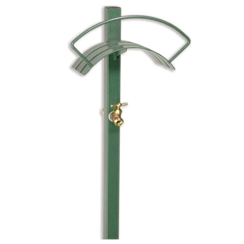 Yard Butler 100049499 Hose Hanger with Faucet, Green