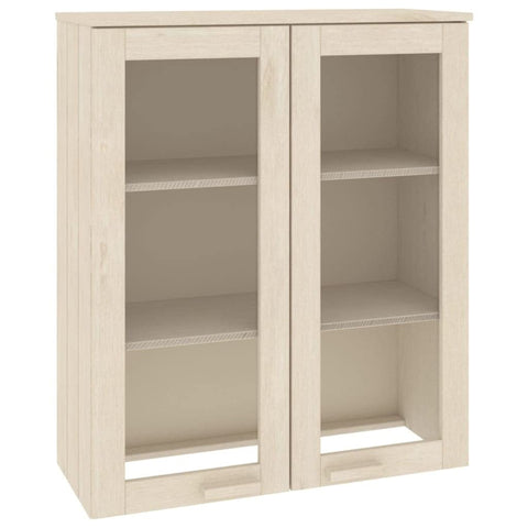 vidaXL Solid Pinewood Highboard Top - Honey Brown Finish, Sturdy Construction, Spacious, Dust-Resistant, Additional Storage Space, 33.5"x13.8"x39.4"