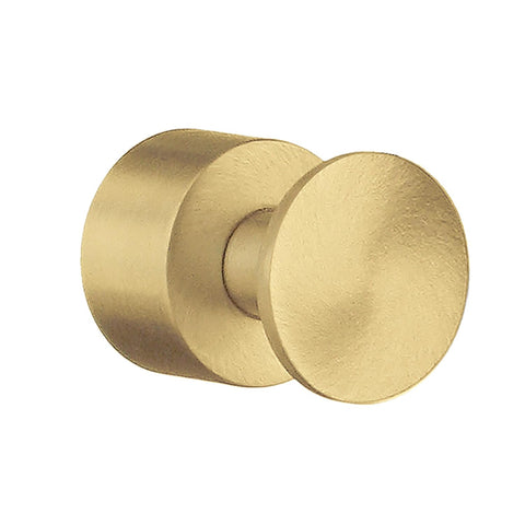 SMEDBO House - Towel Hook. Brushed Brass. Pair. Diameter 19 mm.