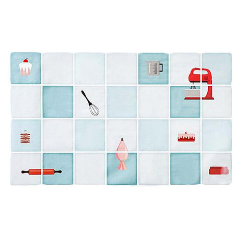 Panda Legends 3 Pcs Kitchen Oil-Proof Anti-Smoke Stickers Cabinets Waterproof Stickers, Baking