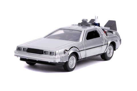 Jada Toys Back to The Future Part II 1:32 Time Machine Die-cast Car, Toys for Kids and Adults