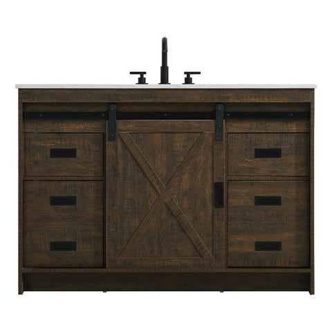 Elegant Kitchen and Bath Austin 48" Single Bathroom Vanity in Expresso