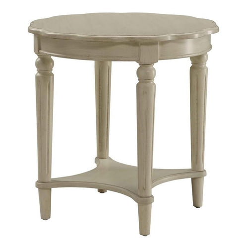 Acme Fordon End Table in Antique White