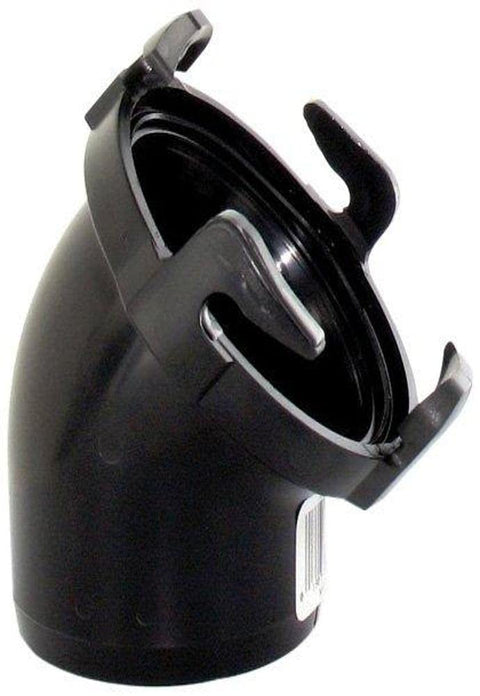 HOSE ADAPTER 45 DEGREES BLACK CARDED