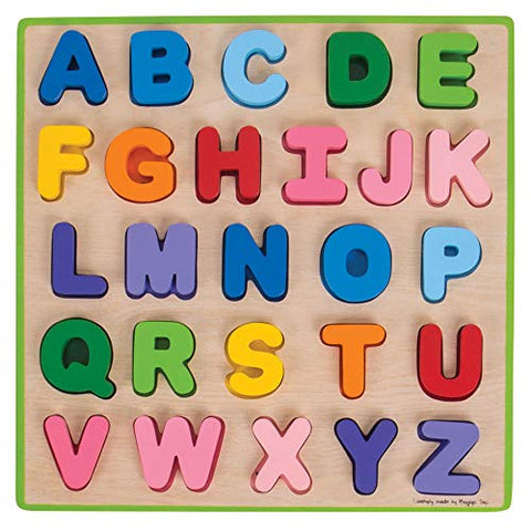 Bigjigs Toys Chunky Alphabet Puzzle (Lowercase) - Educational Jigsaw