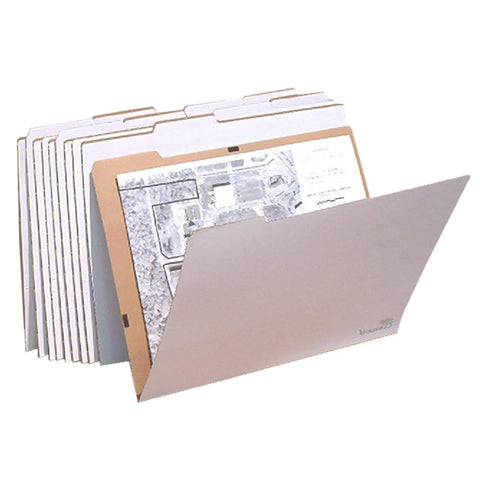 Advanced Organizing Systems - The VFolder25 10pk for Flat Document Storage up to 18”x24”. Use with the VFile25