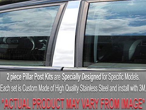 QAA is Compatible with 1993-1999 Lincoln Mark VIII 2 Piece Stainless Pillar Post Trim PP33615