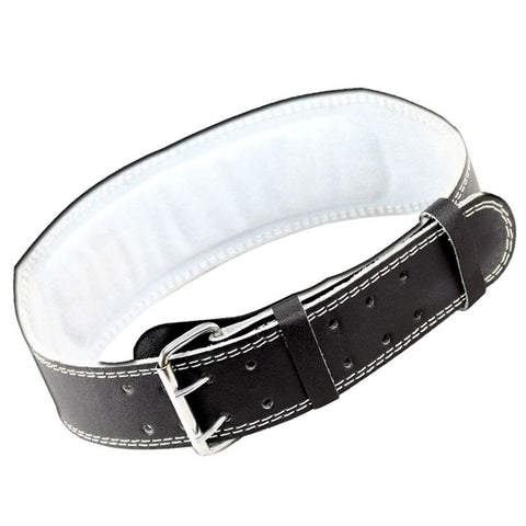Shelter 253-XL 6 in. Last Punch Leather New Split Weight Lifting Body Building Belt Gym Fitness44; Black - Extra Large
