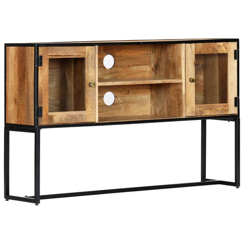 vidaXL Reclaimed Solid Wood TV Stand with 2 Doors and 2 Compartments - Durable, ic, Classic Design, Fully Assembled - Dimensions: 47.2" x 11.8" x 29.5"