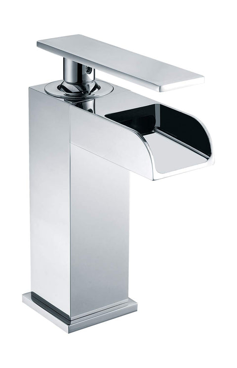ALFI brand AB1598-PC Single Hole Waterfall Bathroom Faucet, Polished Chrome