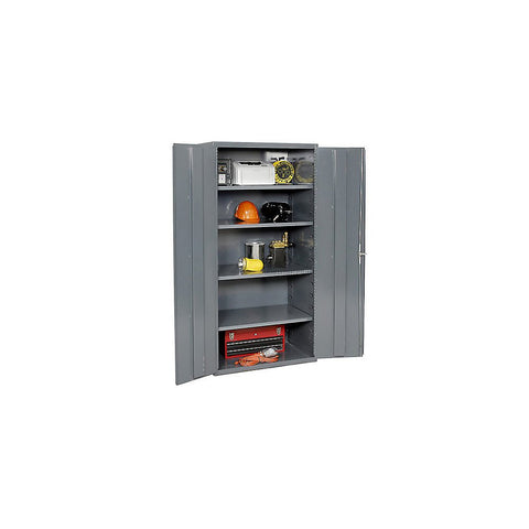 Durham 16 Gauge Welded Steel Industrial Duty Strength Storage Cabinet, 2502-4S-95, 4 Adjustable Shelves