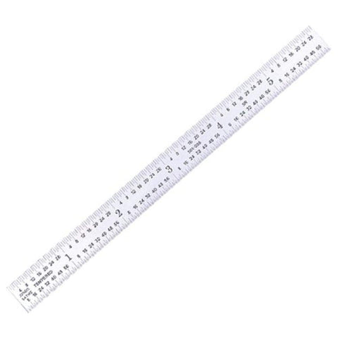 Pro Series by HHIP 4901 – 0152 12" X 1/2 16R Flex Rule Graduation 1/32, 1/64, 50ths & 100ths