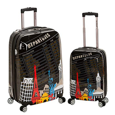 Rockland Departure Hardside Spinner Wheel Luggage, Departure, 2-Piece Set (20/28)