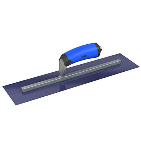 Bon 67-184 Steel City Finish Trowel - Square - Blue Steel - 20 X 4 - Comfort Grip