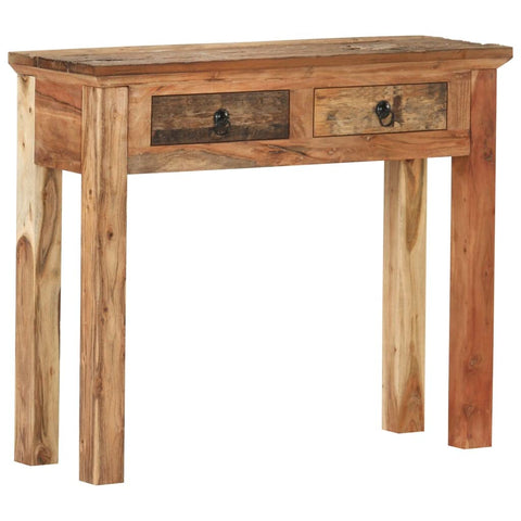 vidaXL Console Table Multicolor, Brown Variations