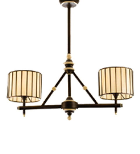 Meyda Tiffany 98366 Revolution 2 Light Island Pendant, 30" Length