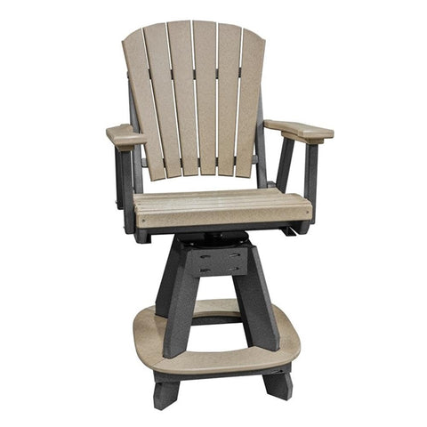 American Furniture Classics OS Home and Office 130-C-WWBK Counter Height Swivel Arm Chair