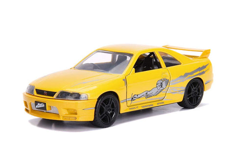 Jada Fast & Furious 1:32 Leon's Nissan Skyline GT-R (BCNR33) Die-Cast Car, Toys for Kids and Adults
