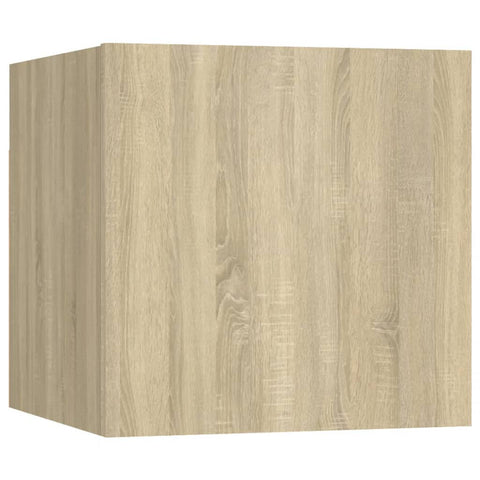 vidaXL Bedside Cabinet Sonoma Oak Engineered Wood 12.0x11.8x11.8 in