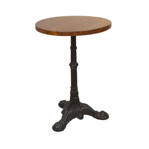 Brera Accent Table - Chestnut/Black
