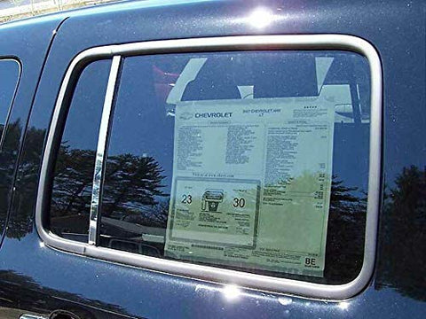 QAA is Compatible with 2006-2011 Buick Lucerne 4 Piece Stainless Pillar Post Trim PP46550