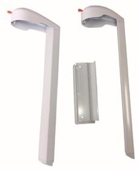 Carefree of Colorado KY25SH Awning Slideout Cover with Short Bracket (0" to 3.25") - White