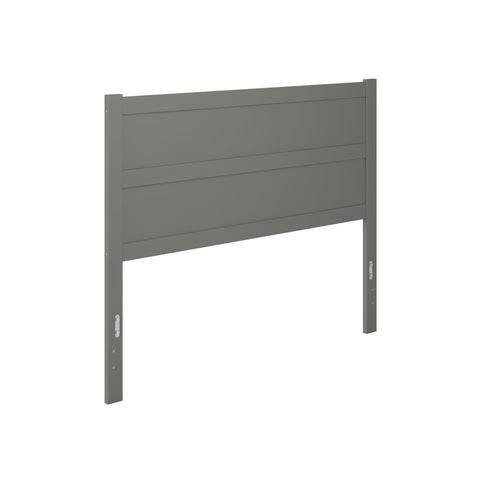 AFI, NoHo Solid Wood Panel Headboard, Queen, Grey